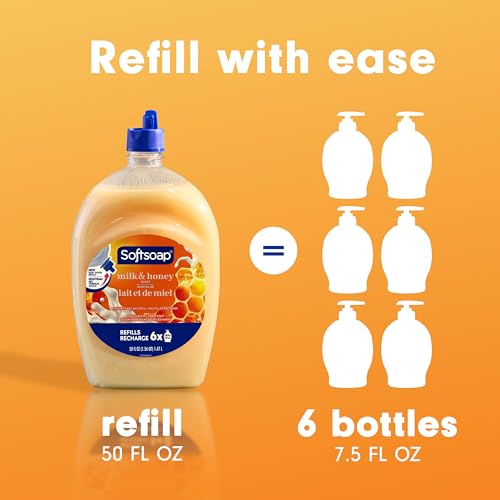 Softsoap Moisturizing Liquid Hand Soap Refill Milk & Honey 50 fl oz