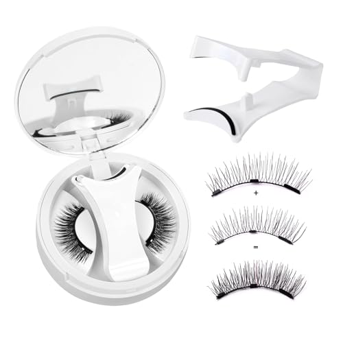 Magnetic Eyelashes with Applicator – No Glue, Reusable