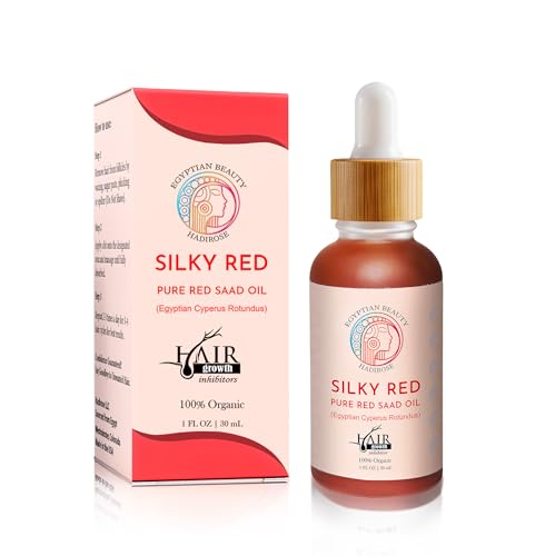 Red Saad Oil Hair Removal - 100% Pure Egyptian Cyperus Rotundus