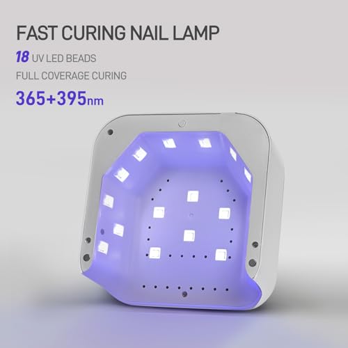 GAOY UV Nail Lamp with Infrared Sensor & 3 Timers
