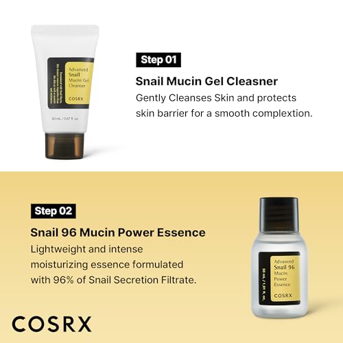 COSRX Advanced Snail Mucin 4-Step Trial Kit | Travel Size Skincare Set