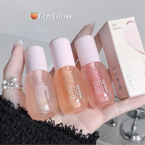 Hydrating Lip Gloss Oil Set - 3 Pack Plumping Lip Balm