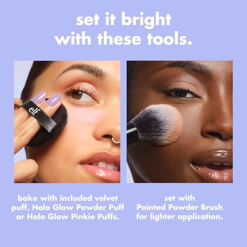 e.l.f. Set It Bright Powder Quad - Vegan Loose Setting Powder