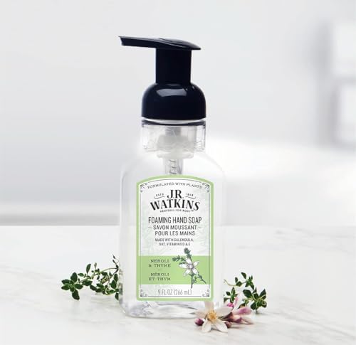 J.R. Watkins Neroli & Thyme Foam Hand Soap Dispenser 3 Pack, 9 fl oz