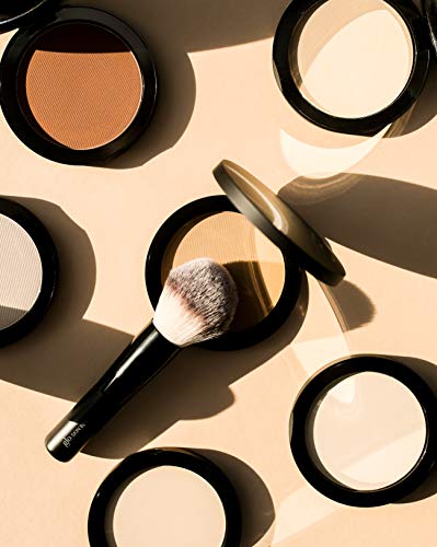 Glo Skin Beauty Pressed Powder Foundation Natural Dark 0.31oz – Long-Wear, Buildable Coverage, Blurring Finish