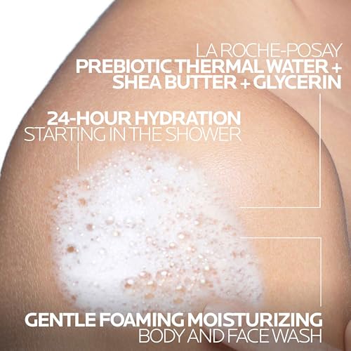 La Roche-Posay Lipikar AP+ Gentle Moisturizing Body Wash with Shea Butter - 6.76 Fl Oz