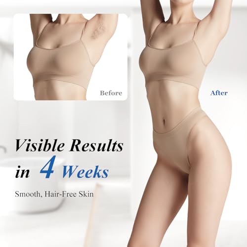 White & Golden IPL Hair Removal Device with Cooling, Painless at-Home Hair Remover for Women & Men