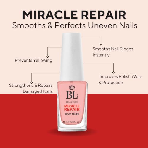 BEL London Miracle Repair Ridge Filler - Smoothing Nail Treatment Base Coat