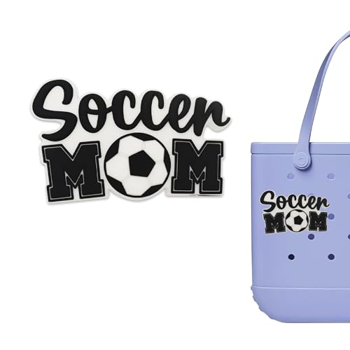 Soccer Mom Charm for Bogg Bag | PVC Durable