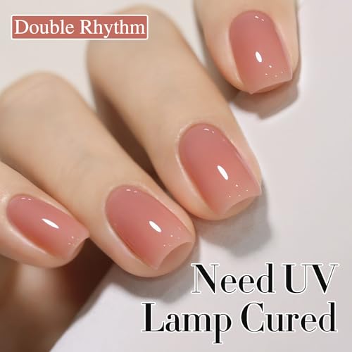 15ML Jelly Gel Polish - Translucent Baby Nude Pink for Nail Art