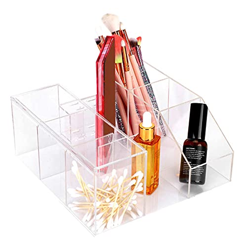Eyelash Organizer with Tweezers Holder - Acrylic Storage Box