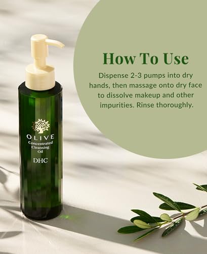 DHC Olive Concentrated Cleansing Oil – Makeup Remover, 5 fl oz