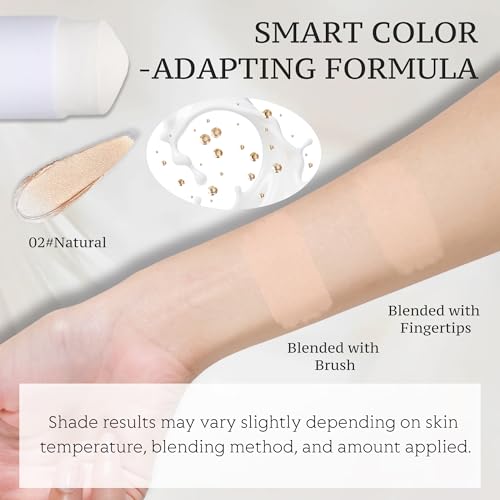 Color Changing Foundation Stick with Brush - Dual Ended