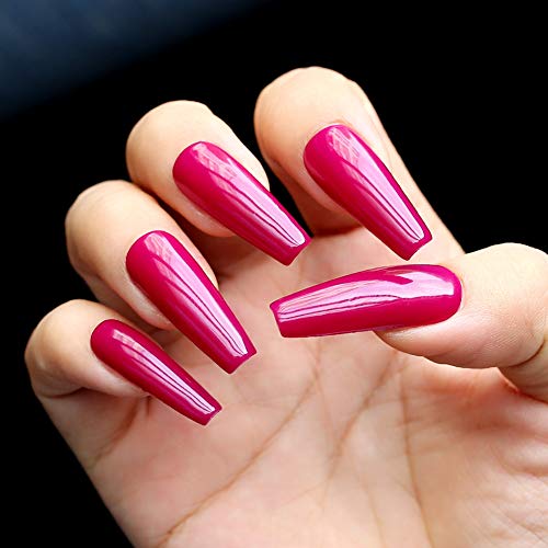 MEGIOR Neon Gel Nail Polish,Gel Nail Polish Set,Neon Purple Red Hot Pink Yellow Green Blue Nail Gel 6 PCS 8ML Gel Nail Polish for DIY Nail Art,Home Use,Friend Gift Box