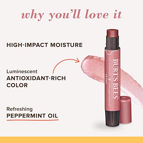 Burt's Bees Peony Lip Shimmer 0.09 oz