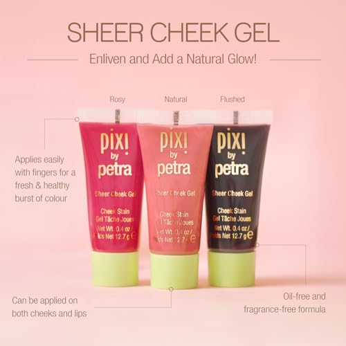 Pixi Sheer Cheek Gel Blush in Flushed - 0.45 Fl Oz