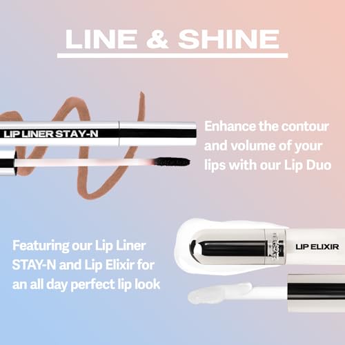 Sacheu Lip Elixir Nourishing Lip Glaze and Lip Tint Gloss. High-Shine Lip Gloss. Moisturizing Lip Gloss Enriched with Lip Oils For Hydrating Smooth Finish, Cruelty-Free (Clear)