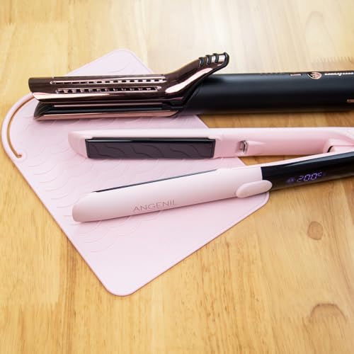 ANGENIL Heat Resistant Silicone Mat for Hair Tools & Travel