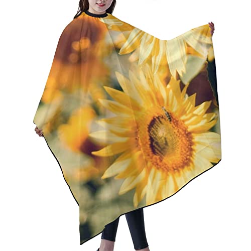 Custom Photo Barber Cape with Logo & Text - Polyester Hair Salon Apron
