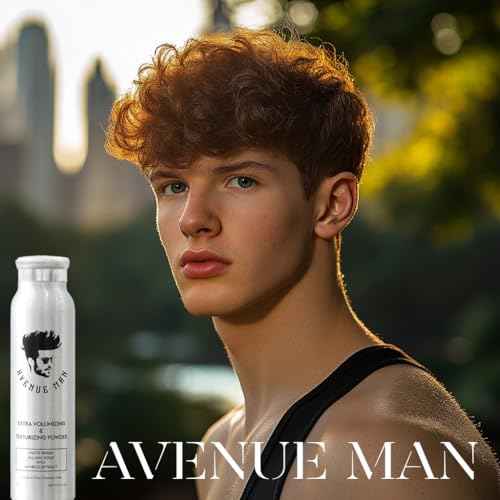 Avenue Man Extra Volumizing & Hair Texture Powder for Men - Matte Finish Hair Styling Powder For Men - All-Day Hold, Bamboo Extract Texturizing Dust - No Shine Volumizing Boost
