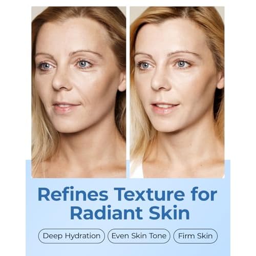 6 Pack Hyaluronic Acid & Collagen Face Mask ? Hydrating, Fine Lines & Soothing Sheet Masks for Sensitive Skin Facial Masks, Natural Face Masks Skincare