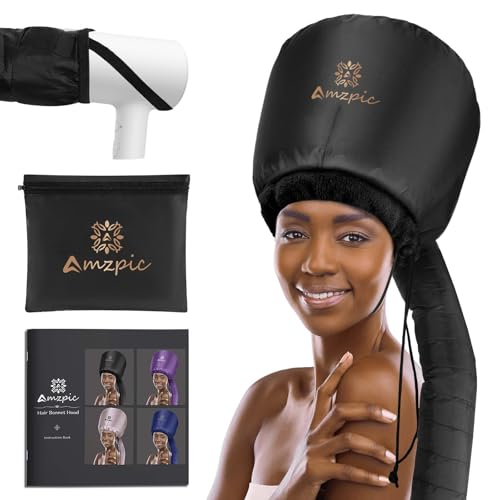 Adjustable Bonnet Hair Dryer - Deep Conditioning Cap with Headband