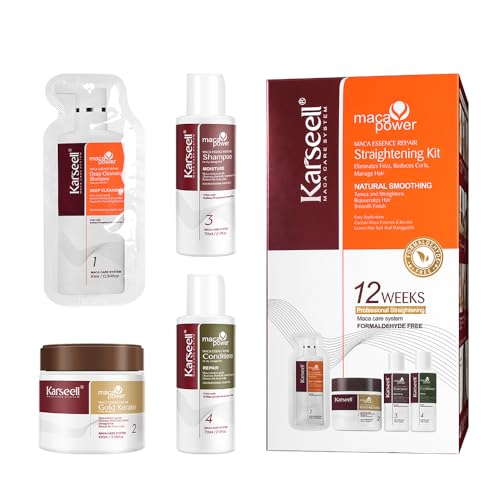 Karseell Keratin Hair Treatment Kit - 12 Weeks of Smooth, Shiny Hair