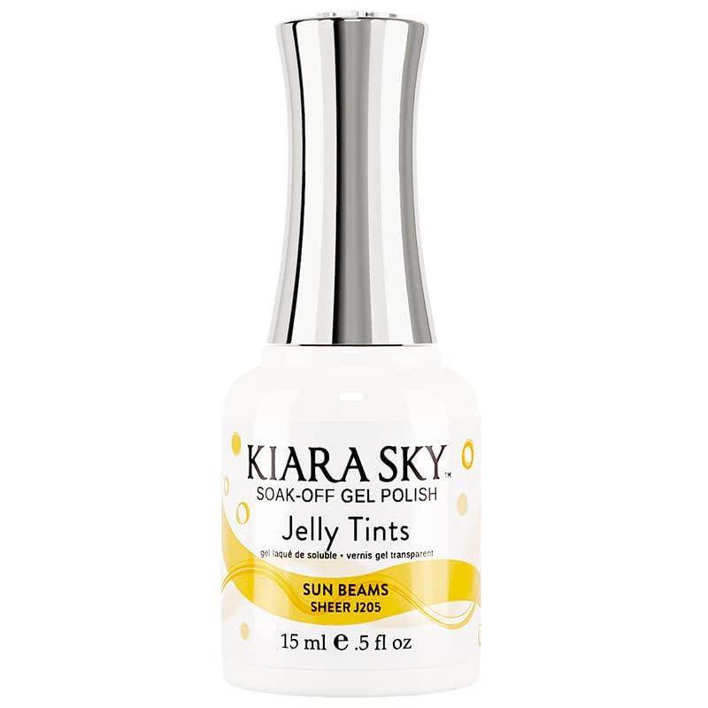 KIARA SKY Soak Off Jelly Tint Gel Polish 0.5 fl oz, Sun Beams