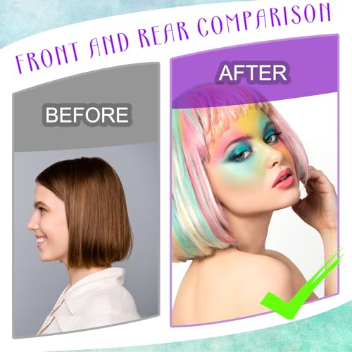 Reusable Silicone Hair Highlight Cap with Hooks - 2 Pack