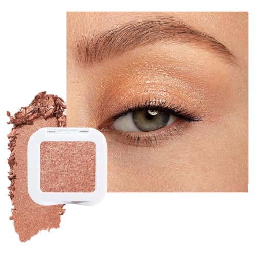 evpct Champagne Gold Glitter Eyeshadow Palette - Rich Pigment Shades