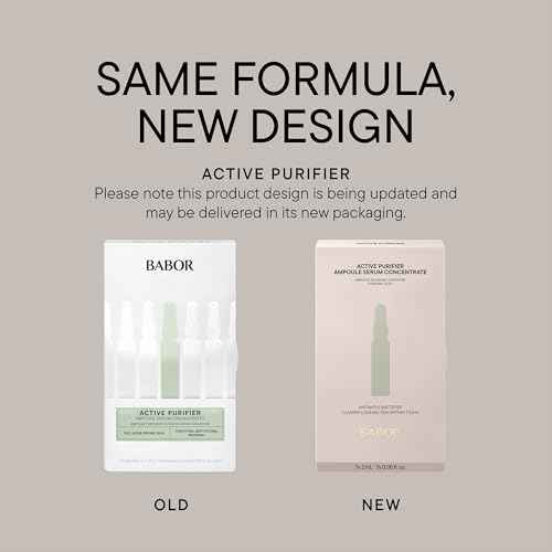 BABOR Active Purifier Ampoule Concentrates for Face with Tea Tree Oil, Refine, Purify, Revitalize Dull and Dry Skin, Clean & Vegan, Results in 7 Days