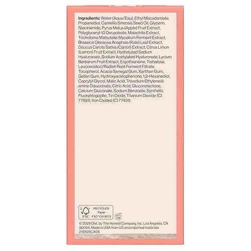 Honest Beauty Daily Green Juice Antioxidant Super Serum | Improves Skin Tone + Texture | Gentle for Sensitive Skin, Fragrance Free, Vegan | 1 fl oz