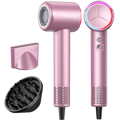 High-Speed Hair Dryer Blow with Diffuser and Concentrator
