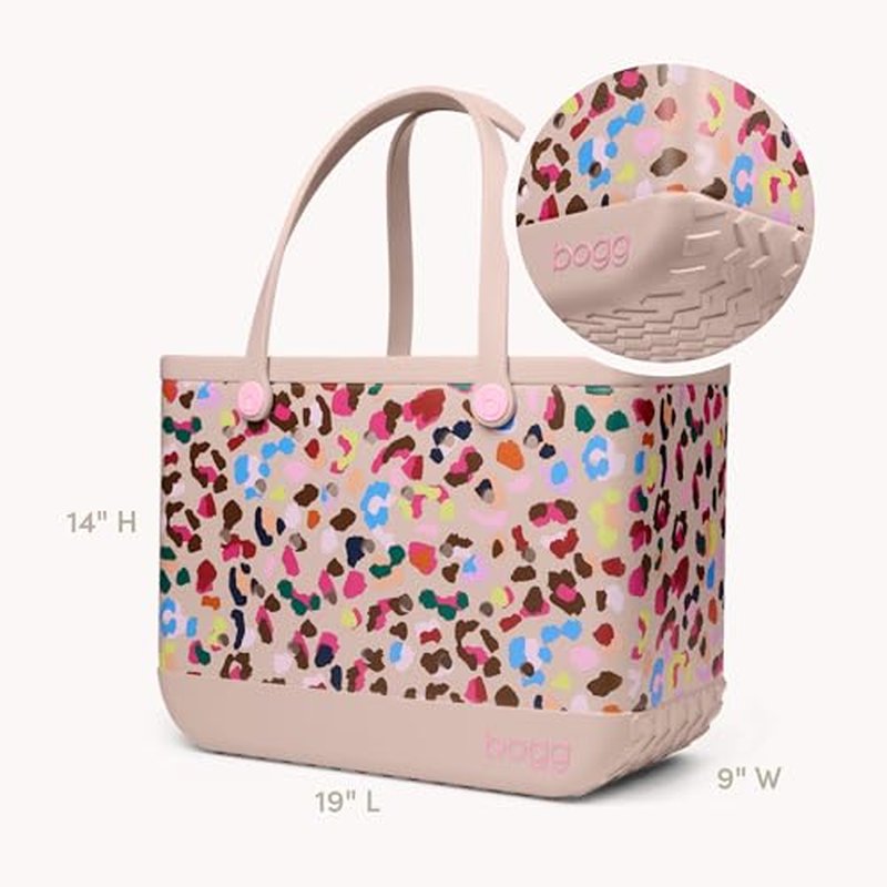 BOGG BAG Large Tote & Travel Organizer Bundle - Neon Jungle