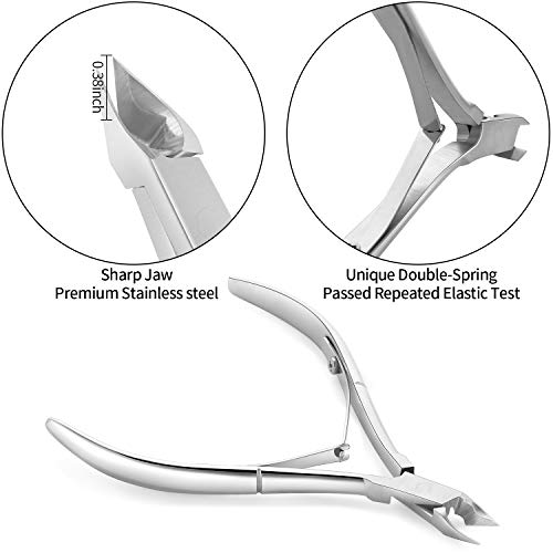 Professional Stainless Steel Cuticle Trimmer 3-in-1 Set