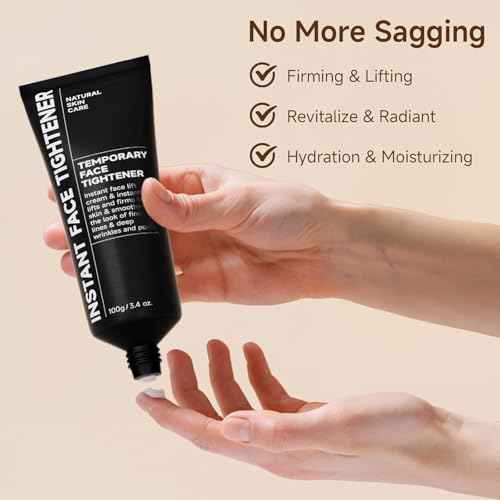 Face Tightener, Instant Face Lift Cream, Temporary Instant Wrinkle Filler for Skin Tightening and Lifting Cream Daily Moisturizer for Women Men£¬3.4 Ounce (Pack of 1)