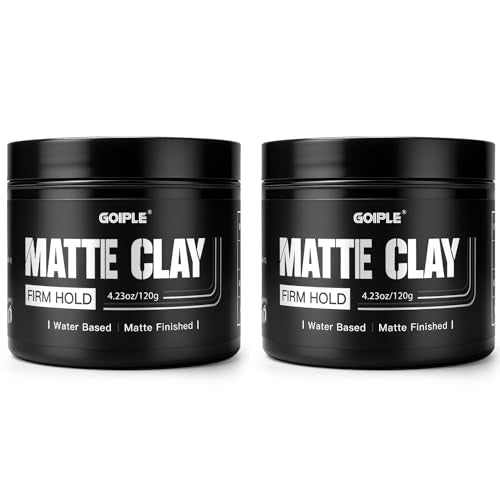 Goiple Men's Hair Styling Clay – Firm Hold Matte Finish 120g