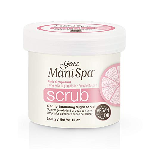 Gena Mani Spa Exfoliating Hand Sugar Scrub - Pink Grapefruit, 12 oz