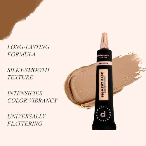 Profusion Cosmetics Pigment Base Eyeshadow Primer, Achieve Stunning and Eye Catching Makeup Looks With Premium Beauty Tool, (Neutral)