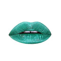 Aromi Green Metallic Liquid Lipstick | Turquoise Teal-Green Lip Color with Shimmery Finish, Vegan, Cruelty-free, Smudge Proof, Long-lasting, Handmade (Mermaid Tail)