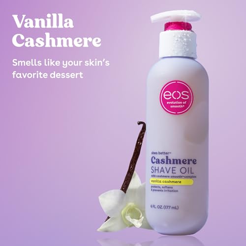 eos Vanilla Cashmere Shave Oil – 6 oz Moisturizing