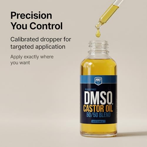 DMSO & Castor Oil Topical Blend - 2oz Natural Skin & Hair Care