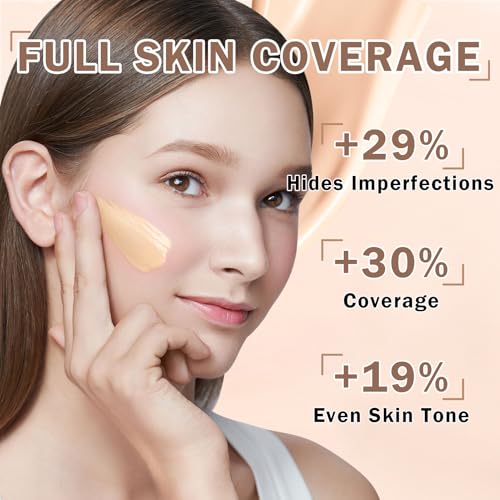 CAHIUYOA Airbrush Foundation Spray with Primer & Brush