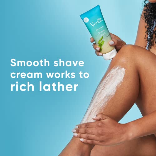 Gillette Venus Smooth Shaving Cream for Women - 4 Oz Pack of 3