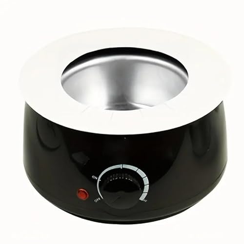 2pcs Silicone Wax Warmer Liner & 50 Pcs Waxing Sticks Body Hair & 50 Pcs Protective Collars Ring Removal Sticks Applicator Easy to Clean Non-Stick Wax Pot Silicone Bowl