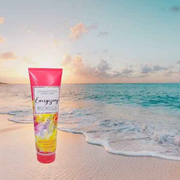 Swedish Beauty ENERGIZING Botanica Natural Bronzer (8.5 ounces) Tanning Bed Lotion, Grapefruit and Orchid Blend