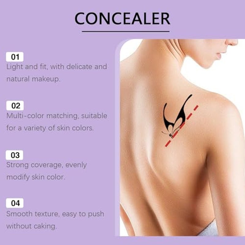 Evanesce Soft Matte Cream Concealer - Full Coverage Waterproof
