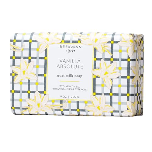 Beekman 1802 Vanilla Absolute Goat Milk Soap & Whipped Body Cream Gift Set ? Warm Vanilla, Sheer Lily & Sandalwood Scent ? Hydrating Cleanse + Nourishing Moisture for Dry Skin (2 Count)