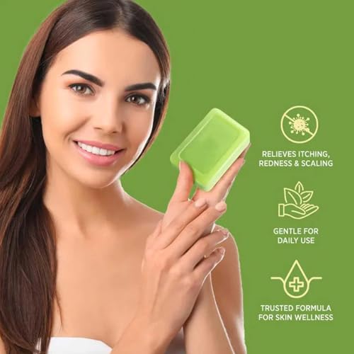 Tea Tree Soap, Relief Soap Bar Infused with Tea Tree Oil, Natural Foot & Body Soaps for Healthy Skin, Addresses Foot Discomfort and Skin Irritations, Gentle Exfoliating Bar Soap for Men Women