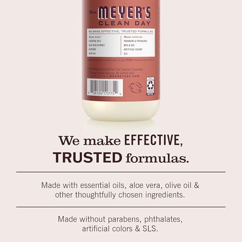 Mrs. MEYER'S CLEAN DAY Hand Soap, Fall Leaves Scent, 12.5 Fl Oz Bottle - 3 Pack